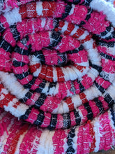 Load image into Gallery viewer, Bertu Black and Magenta Upcycled Rug