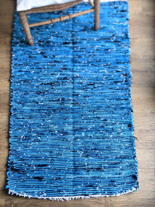 Faiza Blue Upcycled Rug