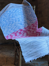 Load image into Gallery viewer, Kofi Blue and PInk Upcycled Rug